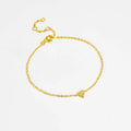 Fashion Women Silver 925 Jewelry Bracelets Zircon Bracelets for Women 18K Gold Heart Bracelet