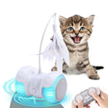 ZMaker USB Charging Auto Remote Colorful LED Wheels Puzzle Cat Toy Motion-activated Smart Interactive Cat Toys with Feather