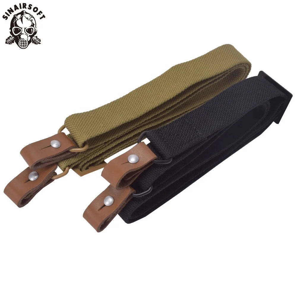 Durable Nylon Polyester Multi-Function Task Rope Tactical Safety Belt One Two Three Points Leather Personal Defense Equipment