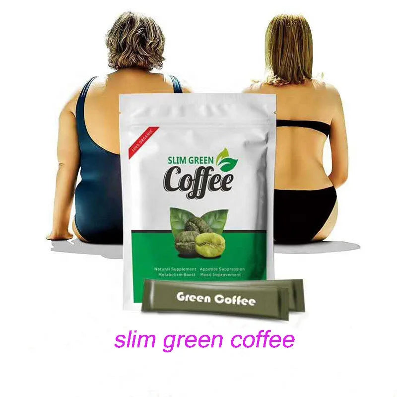 WinsTown Slim Green Coffee Fast Weight Slimming Loss Fat Original Instant Coffee Powder Private Label Fruit Flavor Diet Coffee
