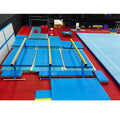 Hot Sale FIG Standard Balance Beam Gymnastic Equipment   5m Aluminium Balance Beam  with Mat  for Competition