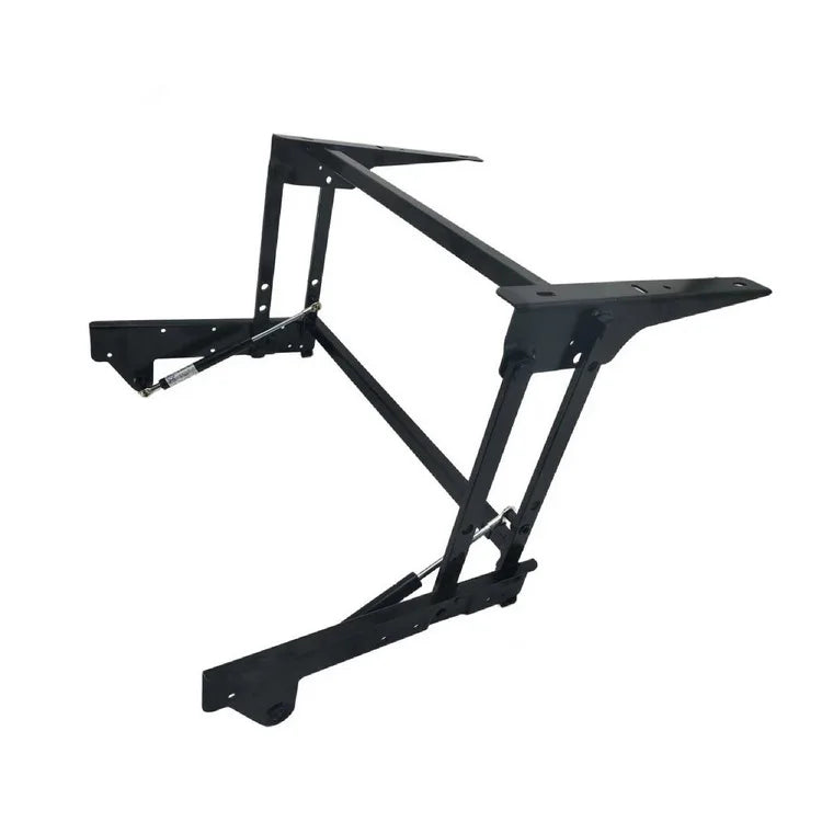 Height Adjustable Coffee Table Legs Stainless Steel Telescopic Base with Locking Mechanism OEM/ODM Support