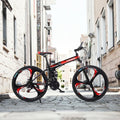 Custom 26 Inch 21 Speed Full Suspension Mountain Bike with Disc Brake and Steel Frame Adult Fat Tire Bike