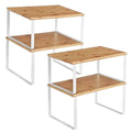 Kitchen layered storage rack desktop storage rack storage cabinet inner partition spice rack