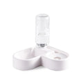 Dual Anti-Slip Bottom Plastic Pet Bowls Multi-Function  Double Bowl for Dog Food & Water Premium Pet Bowls & Feeders