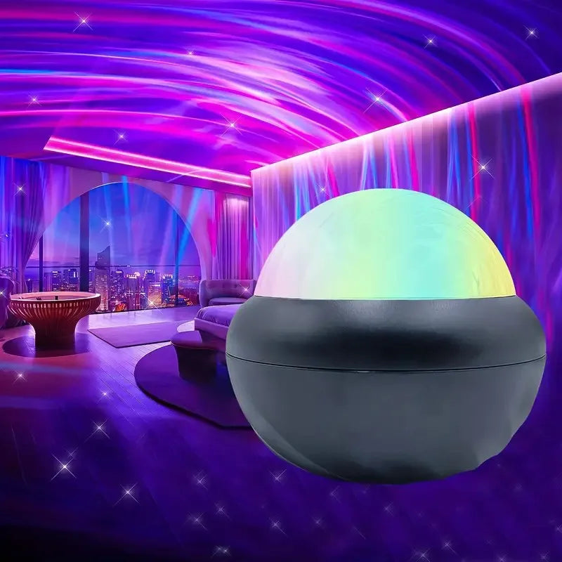 Ocean Wave Aurora Projector Light 16 Colors Dynami Northern Aurora Smart Projector Night Light Rgb Glow Mood Light Gifts