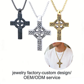 Factory Direct Custom Stainless Steel Viking Necklace OEM ODM Jewelry Manufacturer Custom Logo Design