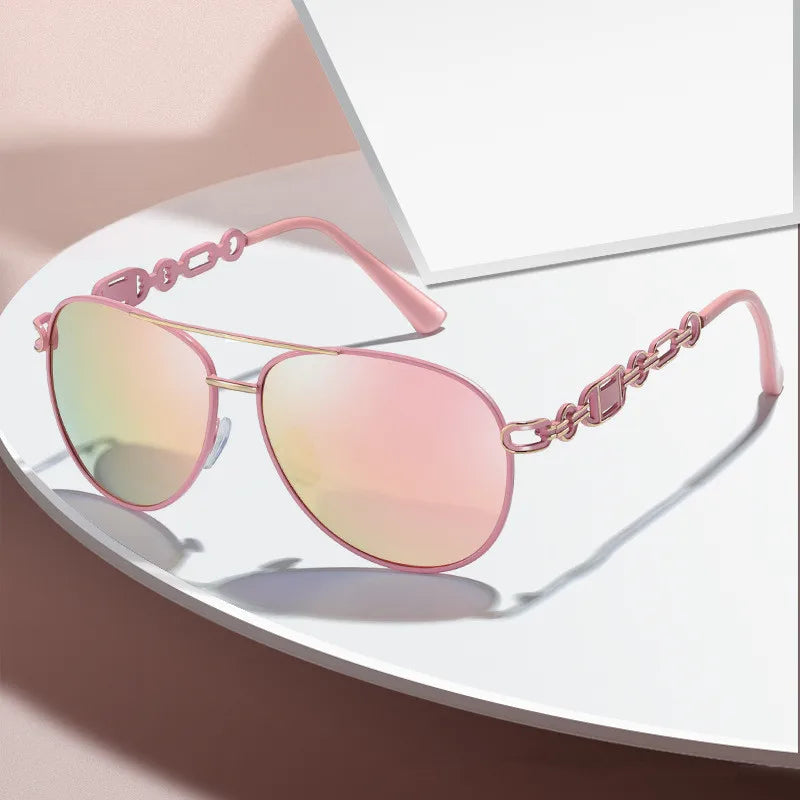 Kenbo Pink Women Pilot Vintage Female Sun Gasses UV 400 White Shades Fashion Classic De Sol Sun Glasses