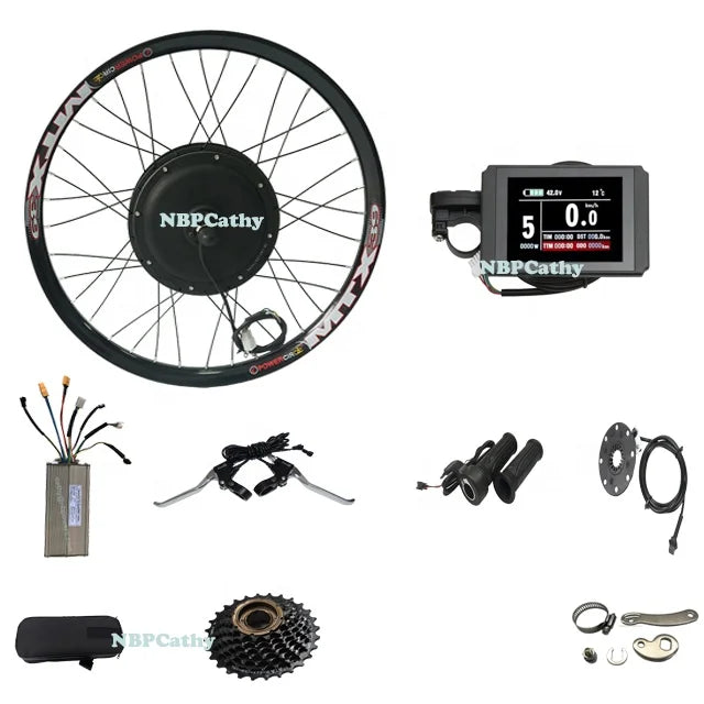 MTX39 48V 52V 26 27.5 29inch 2000w Kit Ebike Conversion Electric Bicycle Part Electric Bike Conversion Kit KT40A Controller