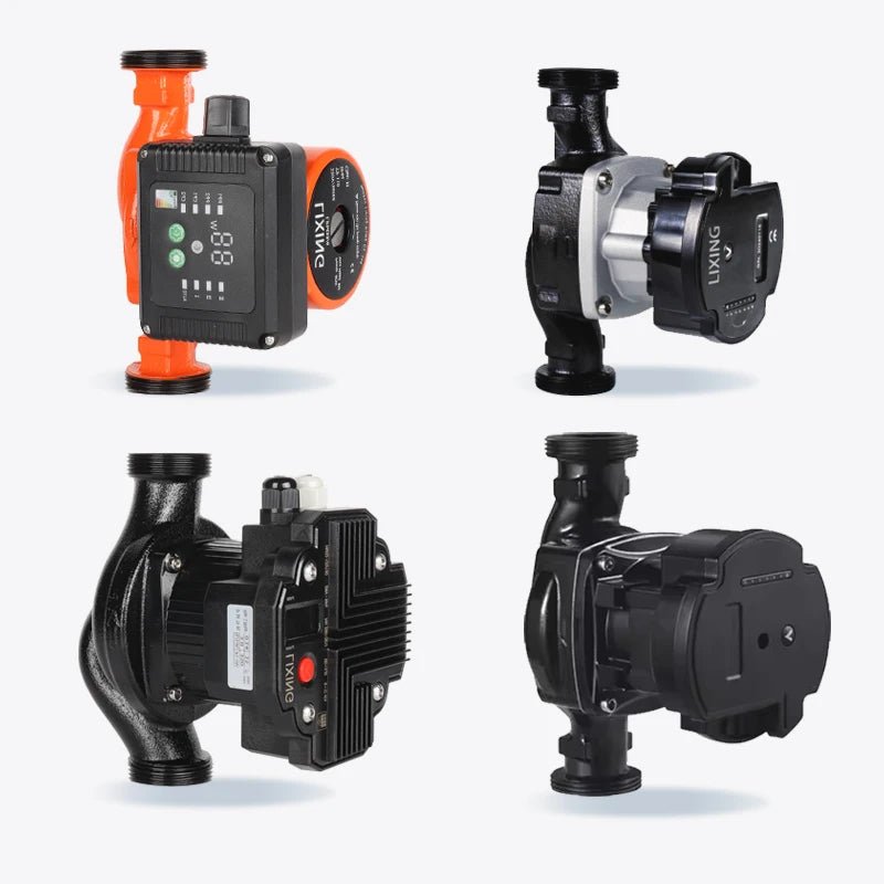 Lixing Small Stainless Steel Hot Water Circulation Water Pump with Adjustable Frequency Conversion and Heater System