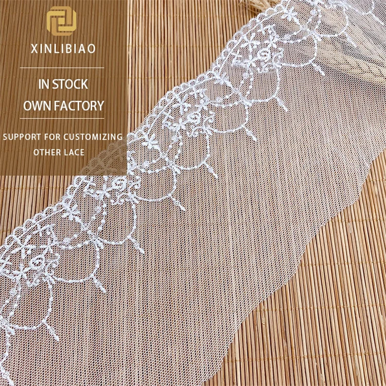 Lolita Collection Children's Clothing with 10cm Polyester Silk Lace Embroidery Elegant Cuff Accessories Bar Code Design