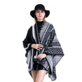 Fashion Winter Women Poncho Multi Design Scarf Shawl for Women