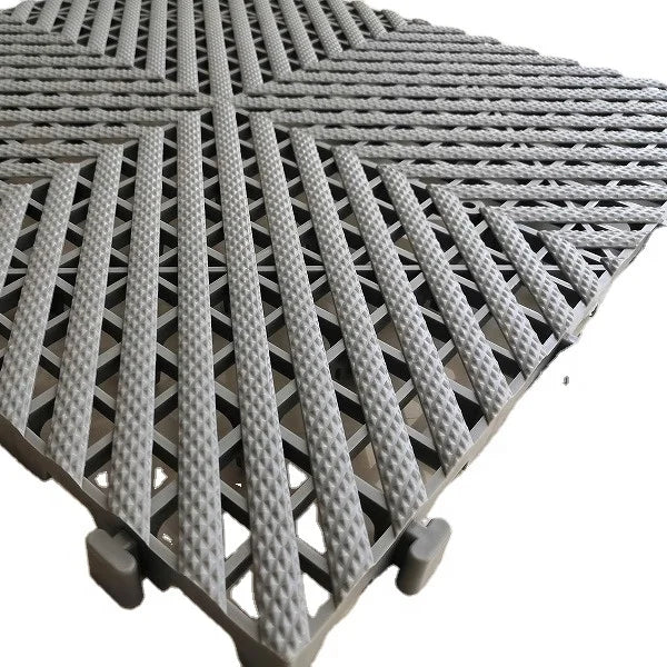 Modern Design PP Garage Floor Tiles 20mm Interlocking Modular Grates for Indoor & Outdoor Use for Car Strength & Warehouse