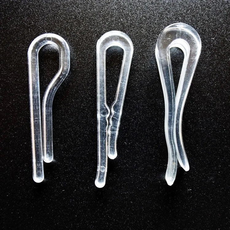 Wholesale Transparent Plastic Clip Shirt Clip for Dress Shirt Garment Packaging
