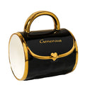 Nordic Style Gold Plated Ceramic Mug Modern Tumbler with Lid and Spoon for Coffee for Back to School