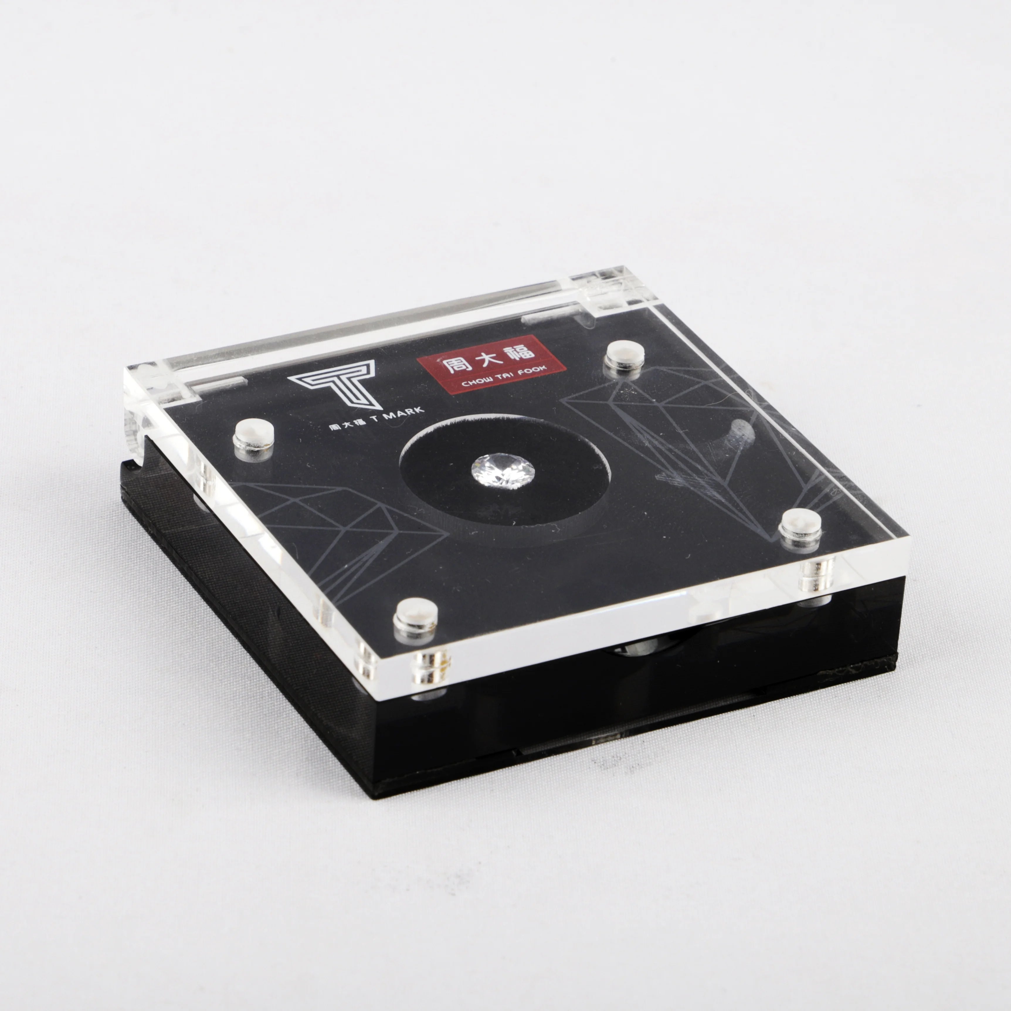 Wholesale Hot Selling Custom square Acrylic Diamond Box in Display