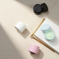 WOGU 5g 10g 20g 30g 50g Empty Frosted Matte Black pink Blue White Gel Case White Face Care Cream Jar Plastic Cosmetic Packaging