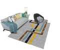 Professional Factory Custom Printed Machine Made Thick Modern 100% Polyester Non- Low Pile Rectangle Turkey Area Rugs Sets