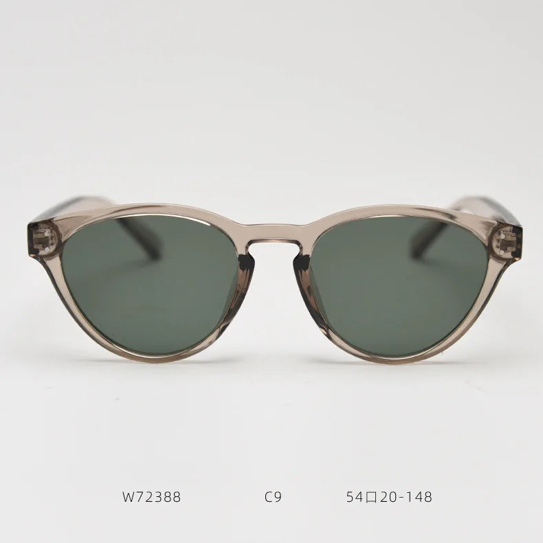 Unisex Polarized TAC Lenses Sunglasses Blue Grey Black Green Retro Lightweight TR90 Frame Birthday Gift