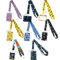 Promotional Phone Neck Strap Polyester Sublimation Printed Pvc Retractable Wrist Lanyard With ID Card Holder