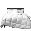 Customizable King Size White Goose Duck Feather Down Filled Bedding Comforter Duvets Solid & Vintage Pattern for Home & Hotel