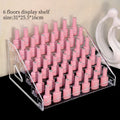 New Style Nail Polish Shelf Multilayer Clear Acrylic Multipurpose Display Stand Cosmetics Nail Polish Display Rack Storage Rack