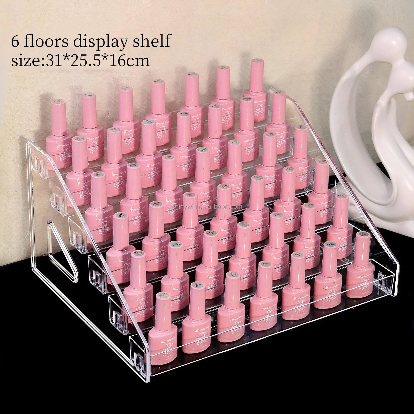 New Style Nail Polish Shelf Multilayer Clear Acrylic Multipurpose Display Stand Cosmetics Nail Polish Display Rack Storage Rack