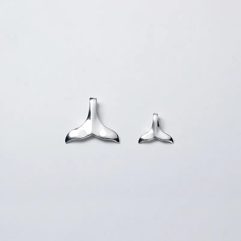 Hot Sales 925 Sterling Silver Mermaid Tail Animal Charms for Necklace Jewelry Making Pendant