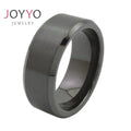 Stainless Steel Simple Jewelry Anillo De Goku Ring for Men Black Ceramic Biker Moon Anxiety Ring Trendy Style