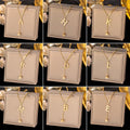Jachon Trendy 26 Letter Pendant Stainless Steel Necklace Y Shape Pendant With Initial Not Fade Jewelry Fashion Jewelry Necklaces