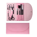 Hot-selling Travel Essential 8pcs/set Eyebrow Razor Set High-quality Eyebrow Scissors Portable Eyebrow Brush Tweezers Tool Set