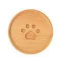 Wholesale Custom Natural Round square Thin Oak Beech Bamboo Acacia Walnut Drink Pot Tea Coffee Cup Plain Blank Wooden Coaster