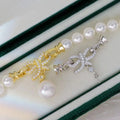 C292 8-9mm 925 Sterling Silver 18K Gold Plated Pearl Clasp for Jewelry Wholesale Metal Cord Ends Clasp Necklace/bracelet Clasp