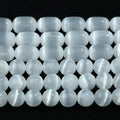 Wholesale A+ Natural White Calcite Selenite 4 6 8 10mm Loose Gemstone Beads for Jewelry Making DIY Lapis Crystal Agate Beads