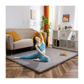 Solid Color Super Soft Coral Flannel Fleece Carpet Kids Custom Memory Foam Tatami Multi Colors Area Rug for Home Children