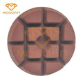 3 Inch 80mm Typhoon Premium Quality Hybrid Semi Metal Copper Bond Polishing Pucks for Concrete Floor
