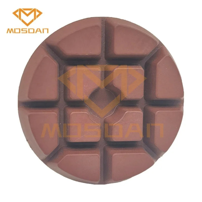 3 Inch 80mm Typhoon Premium Quality Hybrid Semi Metal Copper Bond Polishing Pucks for Concrete Floor