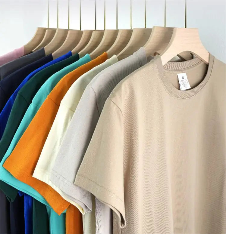 Custom Heavyweight Cotton Vintage Oversized T-Shirt for Men Autumn Casual Style Breathable Lightweight Printed Logo Washed Look