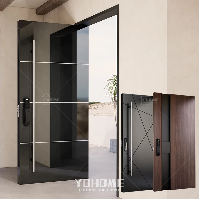 Turkish Style Steel Security Door Front Exterior Security Steel Door House Front Door with Frame extra Security MegaBDM
