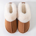 C&Y Cozy Warm Winter Women's for Slippers Fluffy Soft Memory Foam with Anti-Slippery Feature Fashion Faux Fur Plush Slide