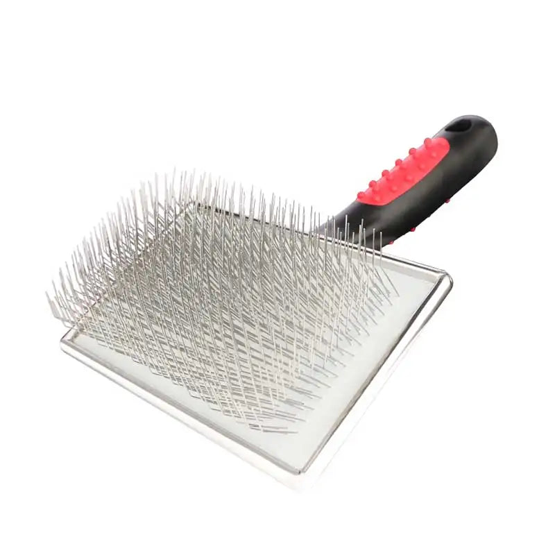 Wholesale Custom Logo Long Pin Brush Dog Pet Grooming Slicker Brush Brush Comb