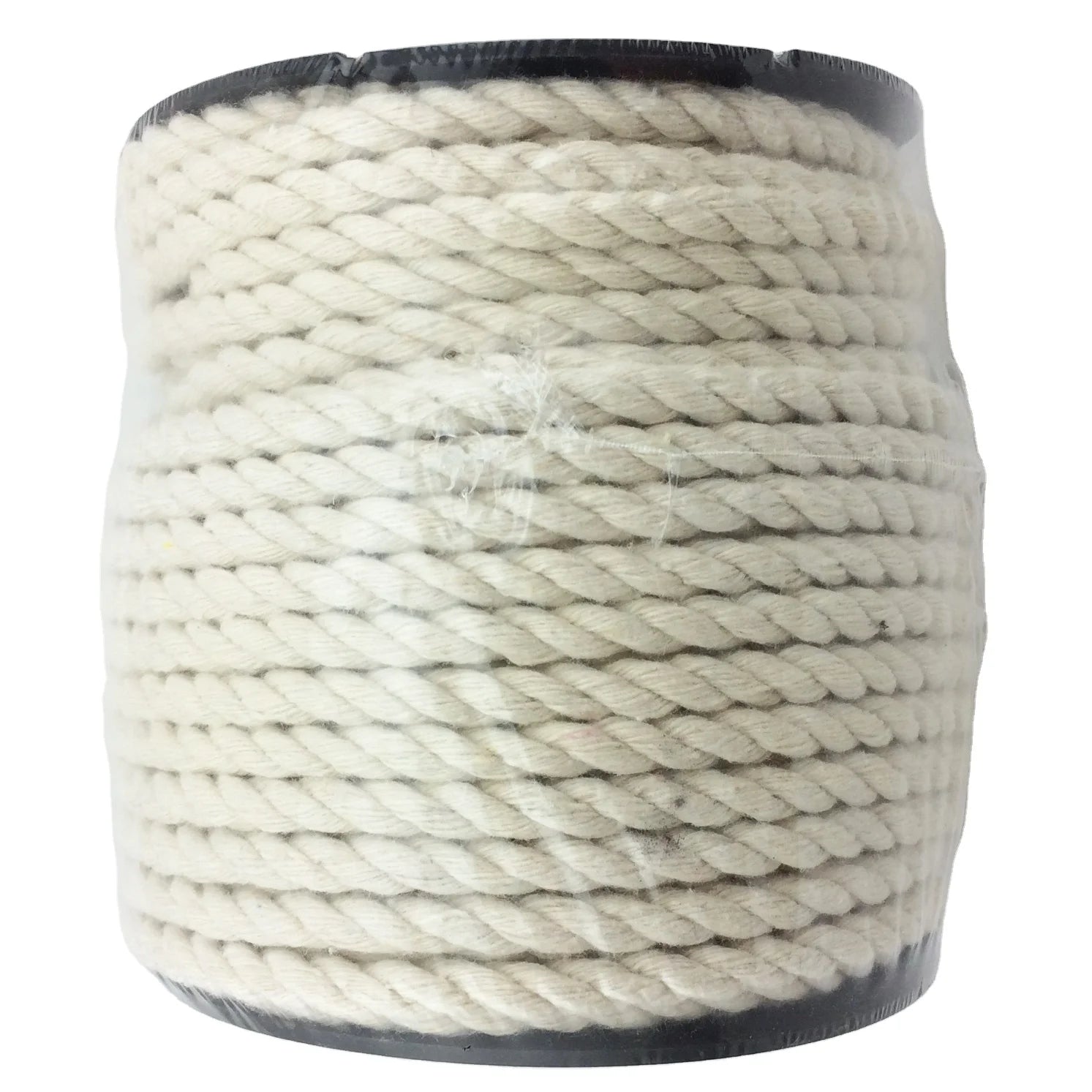 6mm 30m 3 Strand Natural Cotton Twist Rope Durable Macrame Packaging and Selling Cord