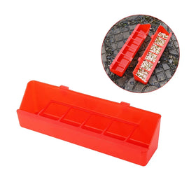 Chicken Feeder and Drinker Food Drinking Box Removable 6 Slots Hanging Chicken Feeder Trough