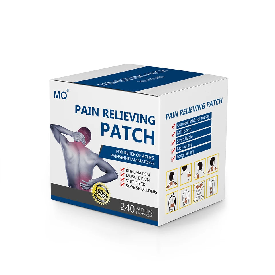 240 Patches/Box Effective Chinese Herbal Muscle Pain Relief Patch CE ISO Approved