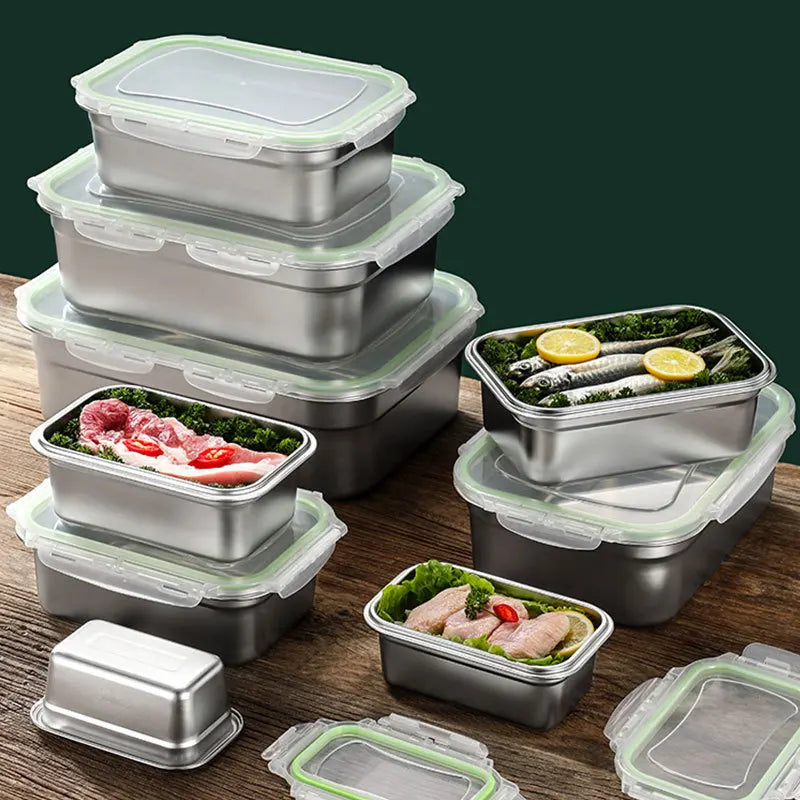 Stainless Steel Kids Leakproof Bento Kids Tiffin Box Student Bento Stainless Steel Stackable Sustainable Lunch Box