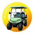2025 China Brand New 2-seater Electric Golf Cart With CE Certification Off-road Golf Cart Powerful Tires Can Be Customized