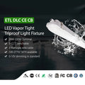 4FT Commercial LED Linear Light Indoor Outdoor IP66 Waterproof Vapor Tight Fixture for Industrial Use