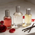 Elegant Glass Perfume Bottle 30ml/50ml/100ml Premium Cosmetic Packaging with Spray Pump for Perfume Essential Oils Logo Printing