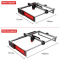 TWOTREES TS2 780x450mm Y-axis Flexible Extension Shaft Kits for Laser Engraver Enlargement Area Length Rod