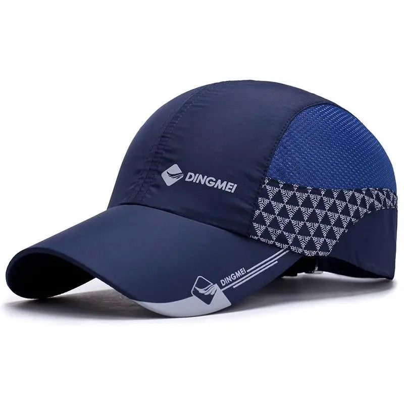 Wholesale Summer Outdoor Sports Baseball Cap 100% Polyester Geometric Print Design Sun Protection Lightweight Cooling